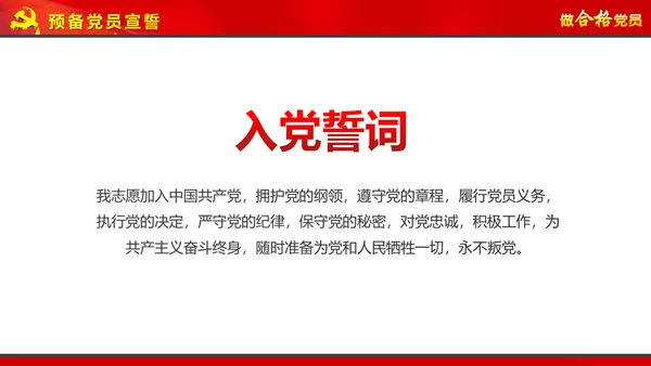 党员培训入党流程党支部党员发展培训PPT