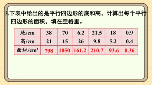 人教版五上第六单元练习十九 课件