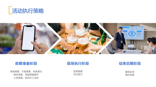 蓝白色商务风地产营销策划