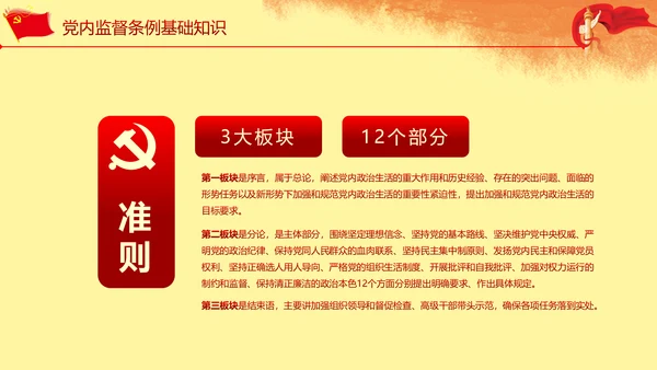 关于新形势下党内政治生活准则PPT