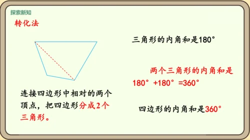 新人教版数学四年级下册5.6  多边形的内角和课件