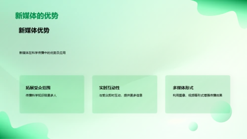 新媒体在科学传播中的应用
