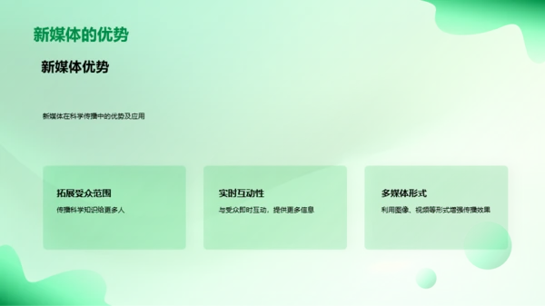 新媒体在科学传播中的应用