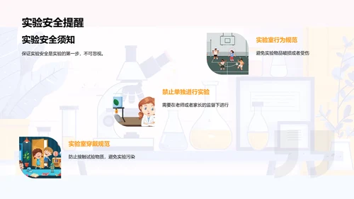 科学实验解析PPT模板