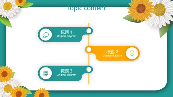 向日葵微笑服务礼仪教育培训动态PPT模板