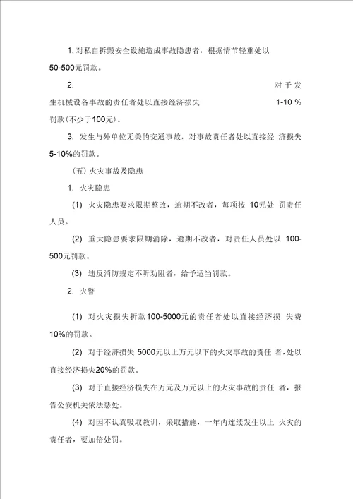 建筑公司安全生产责任考核奖惩制度