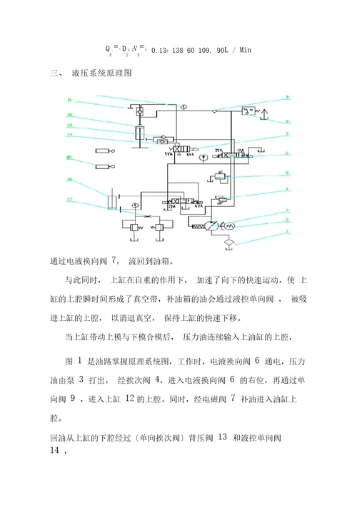 四柱万能液压机设计说明书