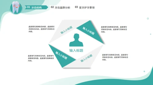 绿色简约国际爱牙日保护牙齿通用PPT模板