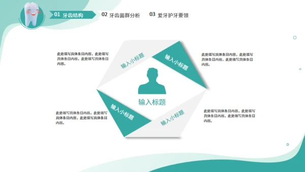 绿色简约国际爱牙日保护牙齿通用PPT模板