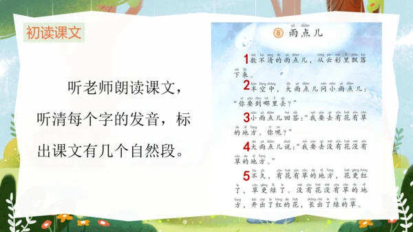 课文8《雨点儿》-（教学课件）