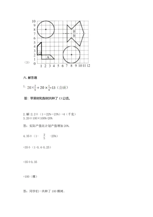 人教版六年级上册数学期末测试卷【名校卷】.docx
