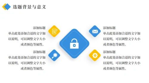 毕业答辩开题报告蓝色通用PPT模板
