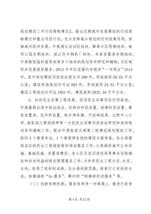 市规划局工作总结报告 (6).docx
