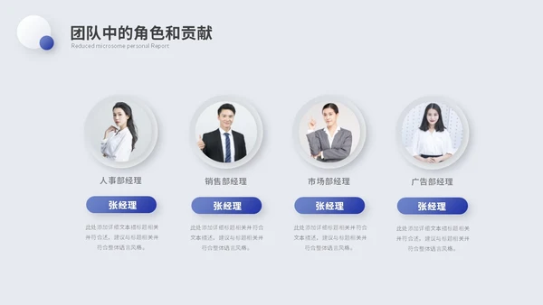 简约微粒体个人述职报告工作汇报自我介绍ppt模板