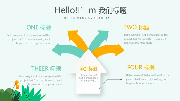 绿色儿童牙科护理动态PPT
