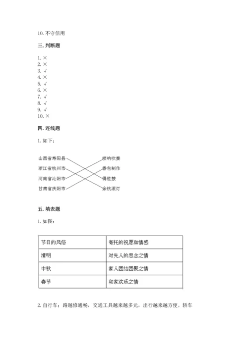 部编版四年级下册道德与法治《期末测试卷》【培优】.docx