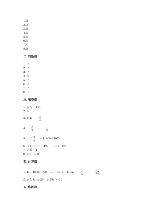 冀教版六年级下册数学 期末检测卷附答案【轻巧夺冠】.docx
