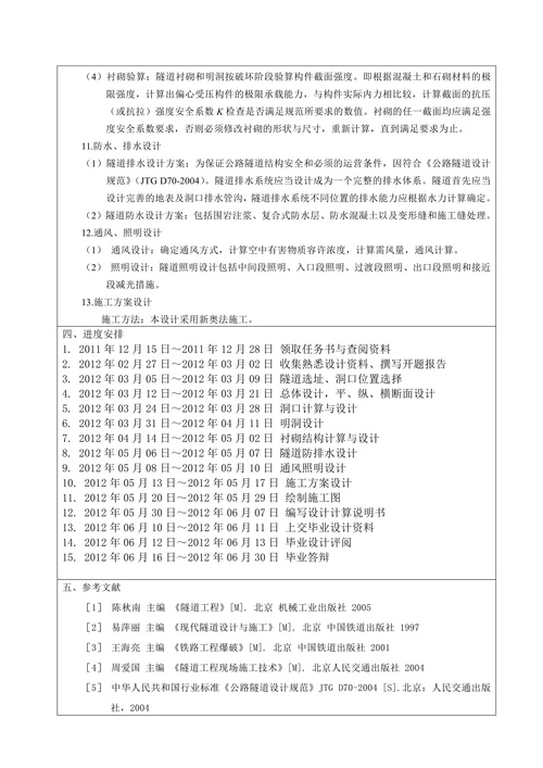 毕业设计开题报告