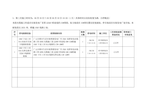 ADSS光缆综合施工专题方案最终版.docx