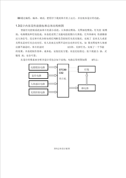 智能灯光控制系统开题报告