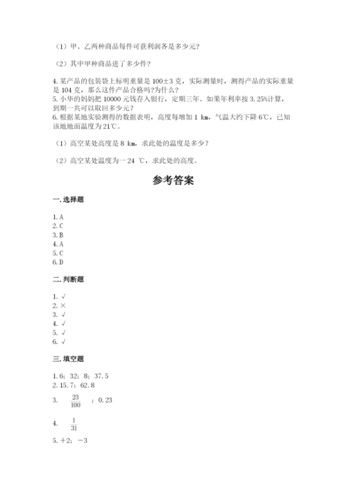 百色市小升初数学测试卷审定版.docx