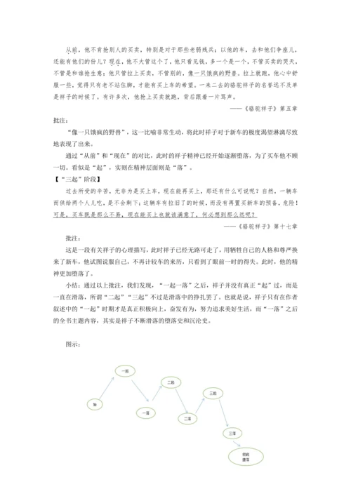 名著导读《骆驼祥子》圈点与批注
