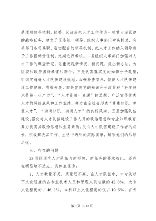 人才工作情况调研报告.docx