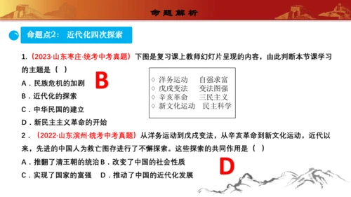 第四单元  新民主主义革命的开始（复习课件）-【课堂无忧】新课标同步核心素养课堂