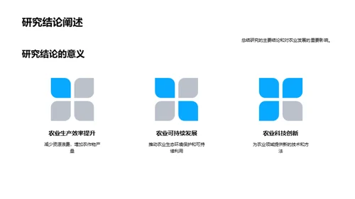 农学研究成果分享