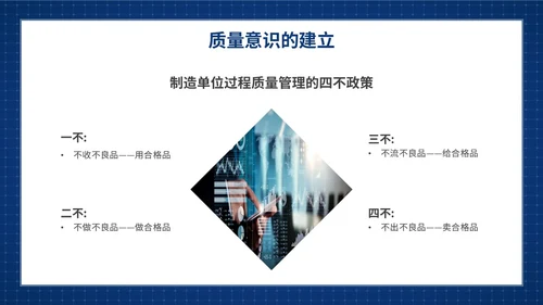 蓝色简约提升员工质量意识质量意识培训主题PPT模板