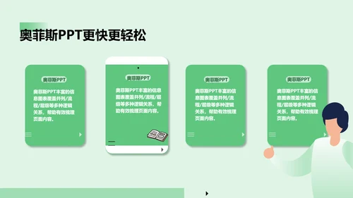 简约风商务绿白工作咨询报告