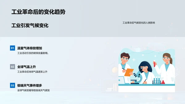 地理气候变迁教学PPT模板