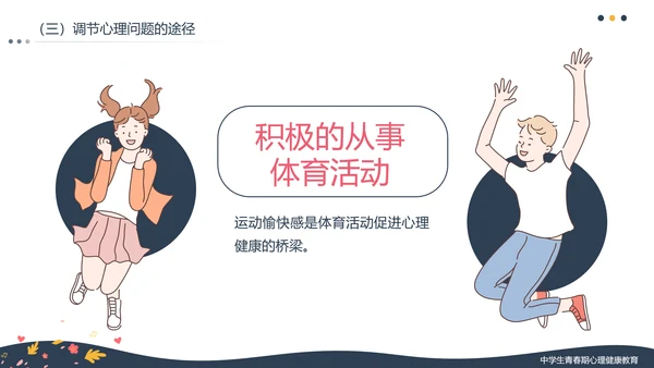 拥抱青春学生青春期心理健康教育ppt模板