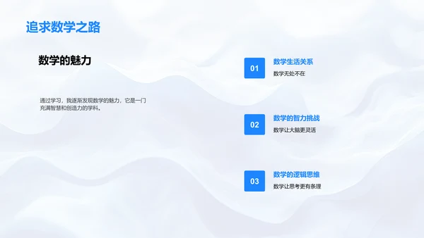 数学学习成果展