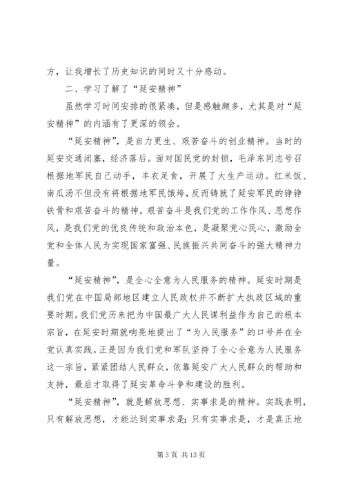 学习延安精神有感三篇.docx