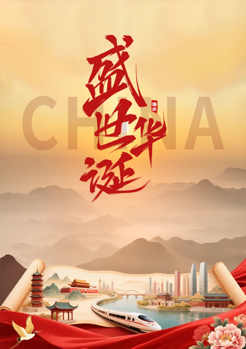 国庆节宣传海报