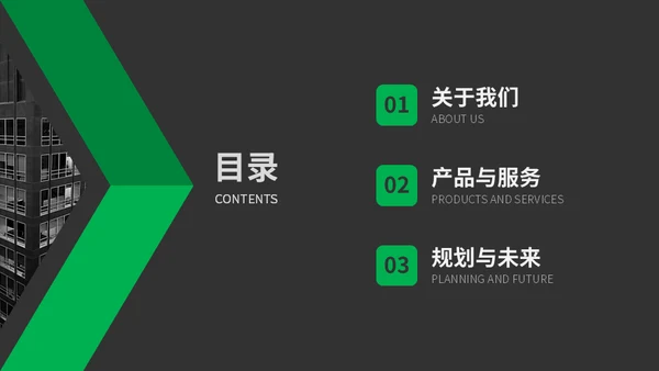 绿色欧美风招商引资企业介绍通用PPT模板