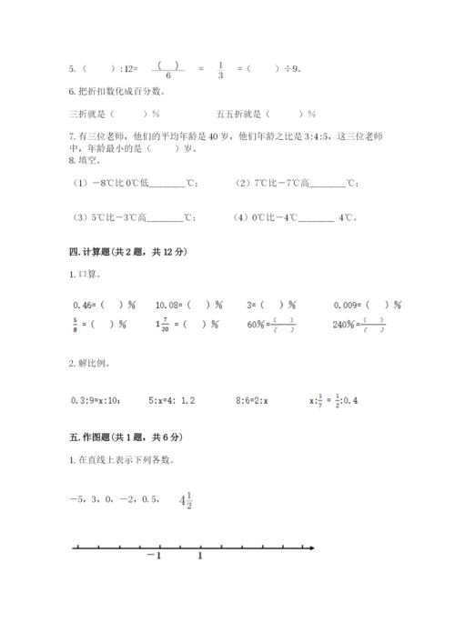 人教版六年级下册数学期末测试卷（黄金题型）word版.docx