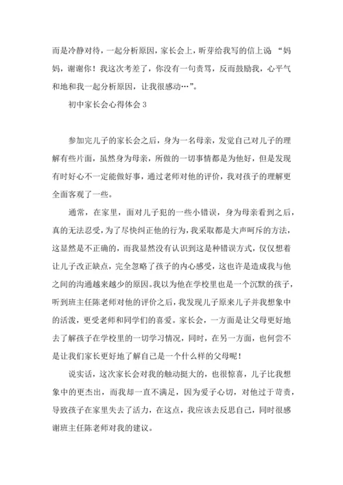 初中家长会心得体会.docx