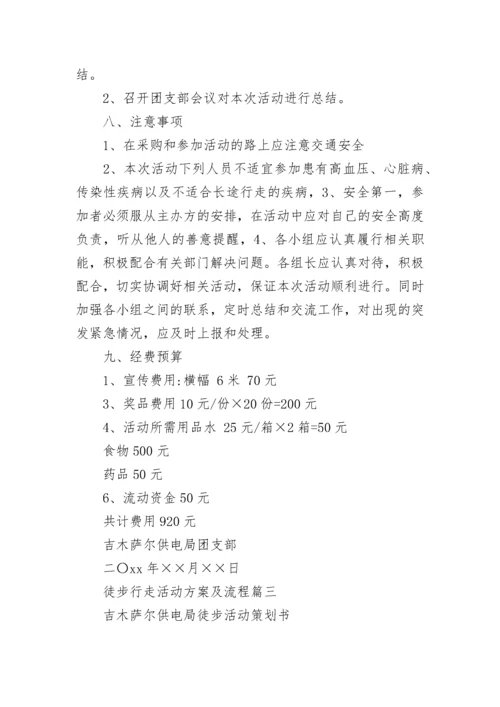徒步行走活动方案及流程(四篇).docx
