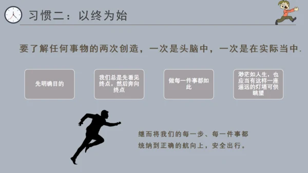 高效能人士的七个习惯通用PPT模板