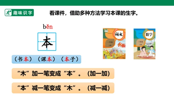 部编1A 第5单元 第7课 小书包（1）课件