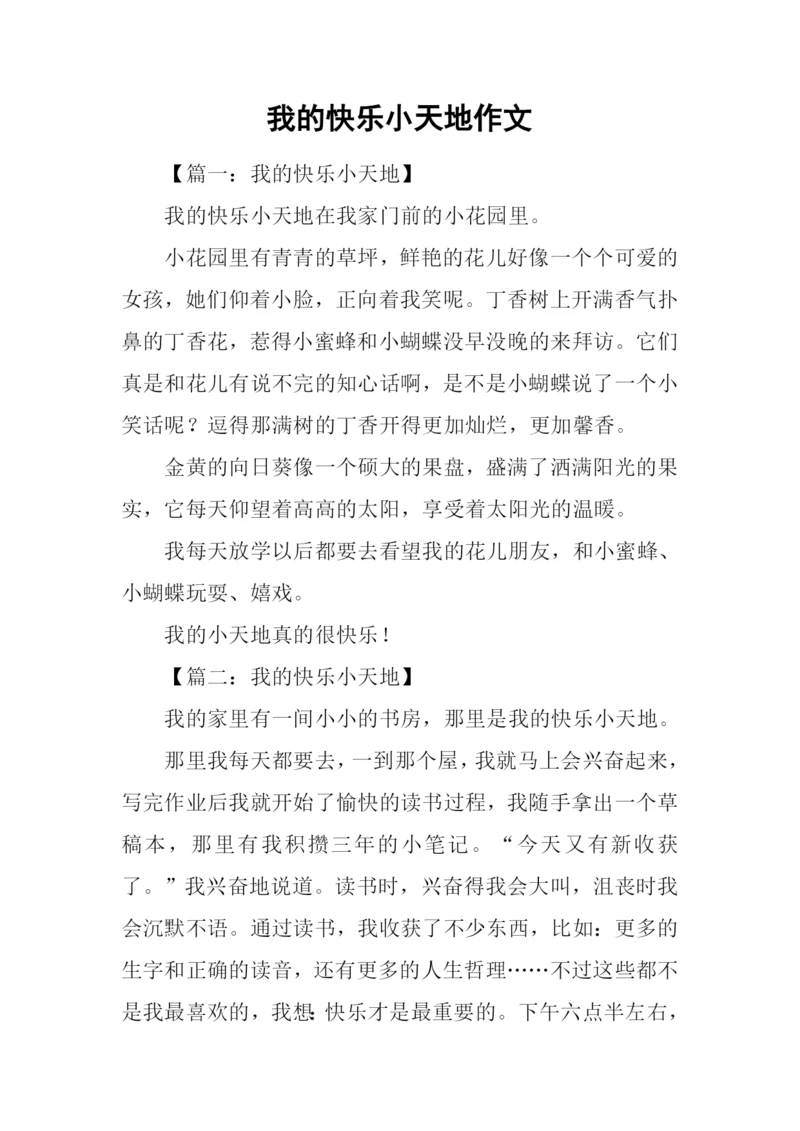 我的快乐小天地作文.docx