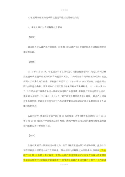 上海黄浦法院融资租赁合同纠纷典型案例.docx