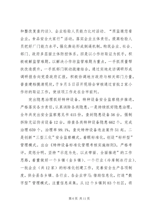 县质监局工作报告 (3).docx