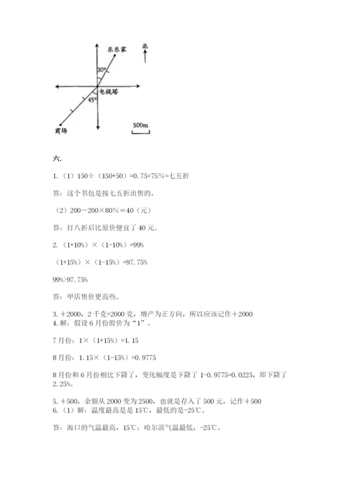 苏教版数学六年级下册试题期末模拟检测卷及完整答案【典优】.docx