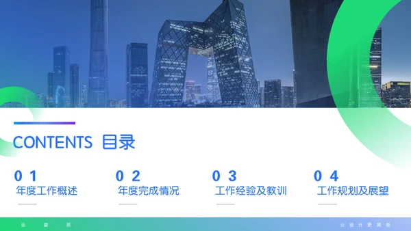 集团公司企业年度总结汇报通用PPT模板