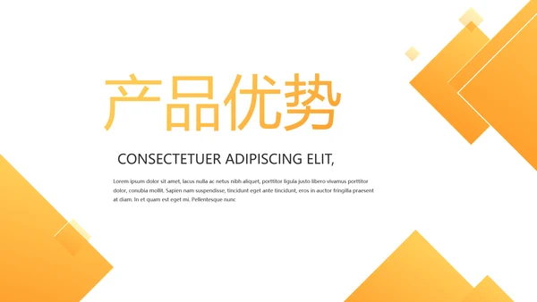 橙色时尚大气创意公司产品介绍宣传通用PPT