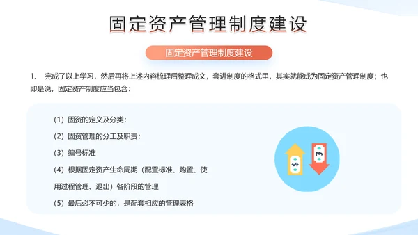 财务部企业固定资产管理培训PPT模板