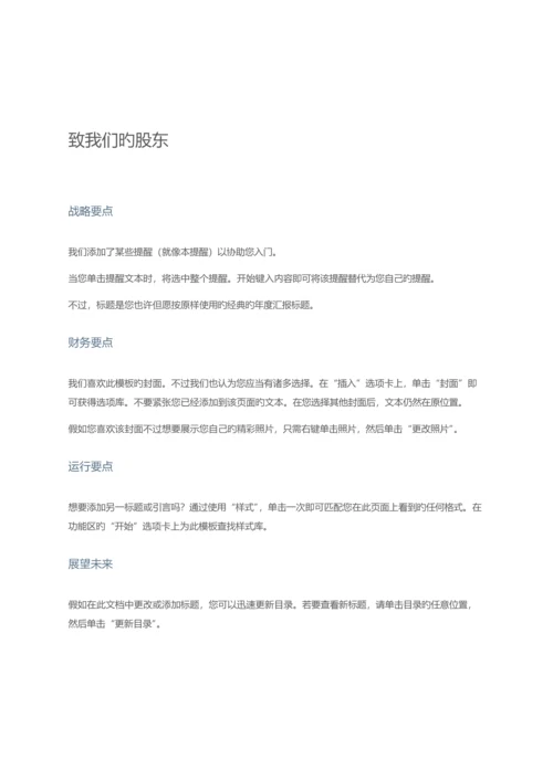 公司年度报告模板.docx